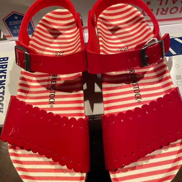 Birkenstock Rosa kids red asst narrow new - Picture 2 of 7